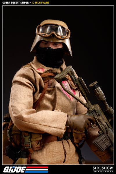 GI JOE - Cobra Desert Ops Trooper Sniper - MINT IN BOX