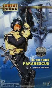 USAF - Pararescue - Black Helmet w/NVG Set