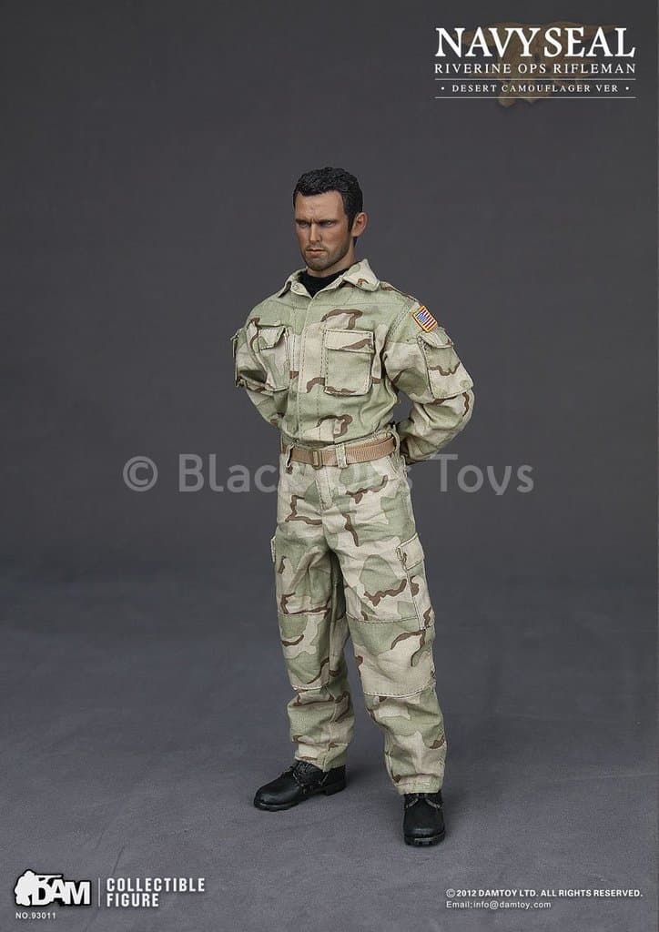 Load image into Gallery viewer, Riverine Ops Rifleman - Desert Camo Version - MINT IN BOX
