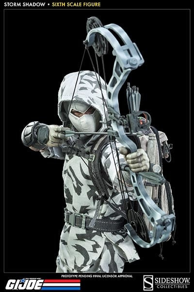 Load image into Gallery viewer, GI JOE - Camo Storm Shadow - Black &amp; White Weaponed Hand Set (x3)

