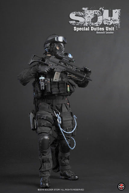 Load image into Gallery viewer, SDU Assault Leader - Black Helmet
