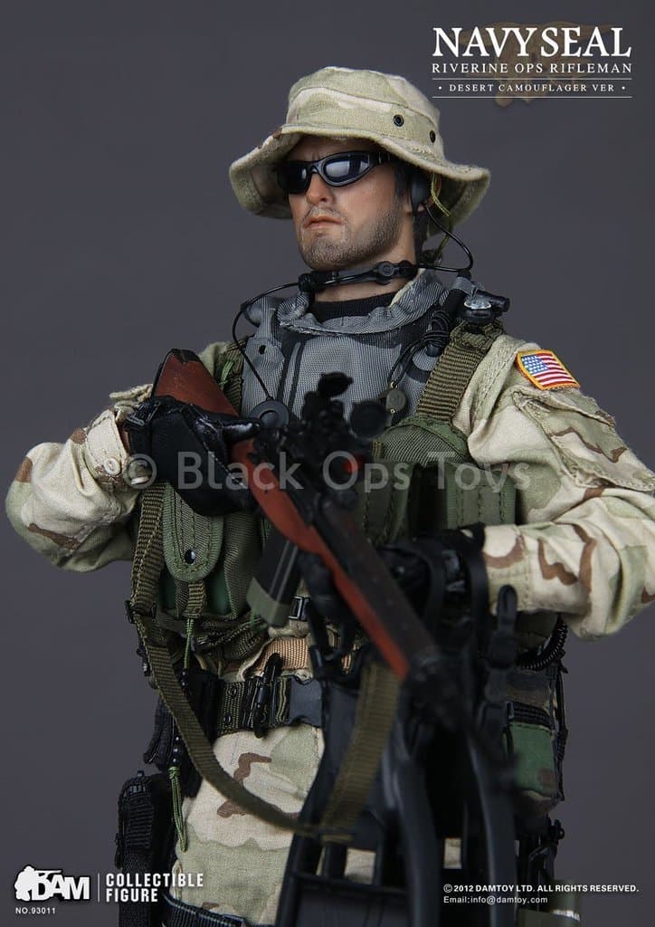 Load image into Gallery viewer, Riverine Ops Rifleman - Desert Camo Version - MINT IN BOX

