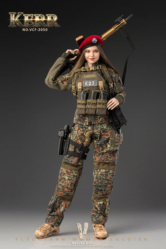 Flecktarn Women Soldier Kerr - MINT IN BOX