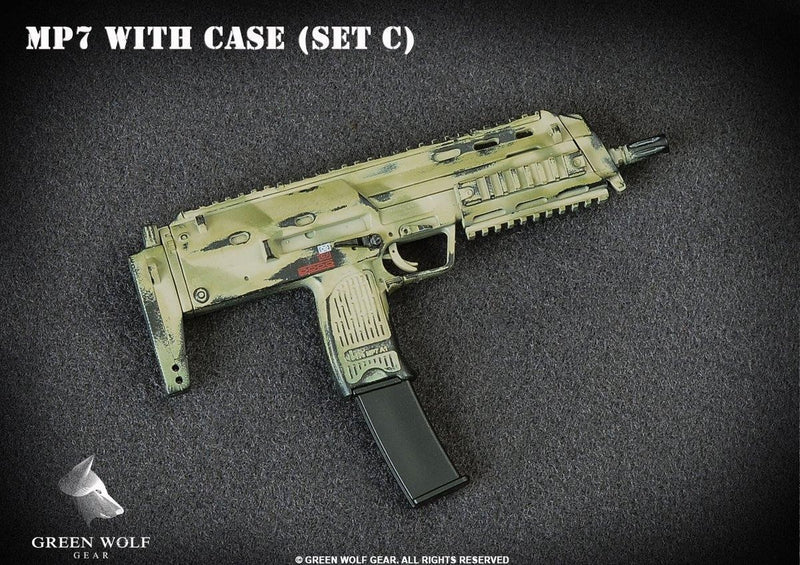 Load image into Gallery viewer, Camo HK MP7 w/Tan Pelican Case - MINT IN BOX
