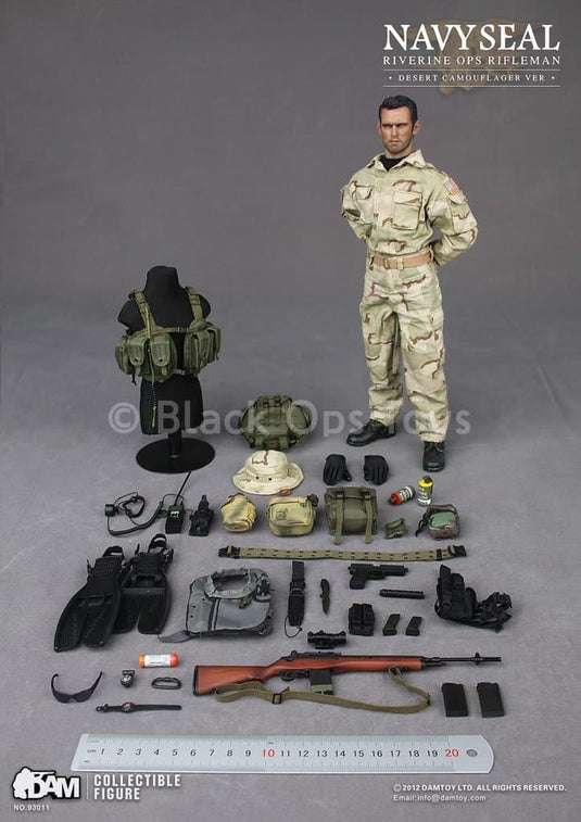 Riverine Ops Rifleman - Desert Camo Version - MINT IN BOX