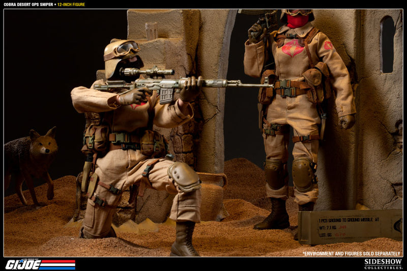 Load image into Gallery viewer, GI JOE - Cobra Desert Ops Trooper Sniper - MINT IN BOX
