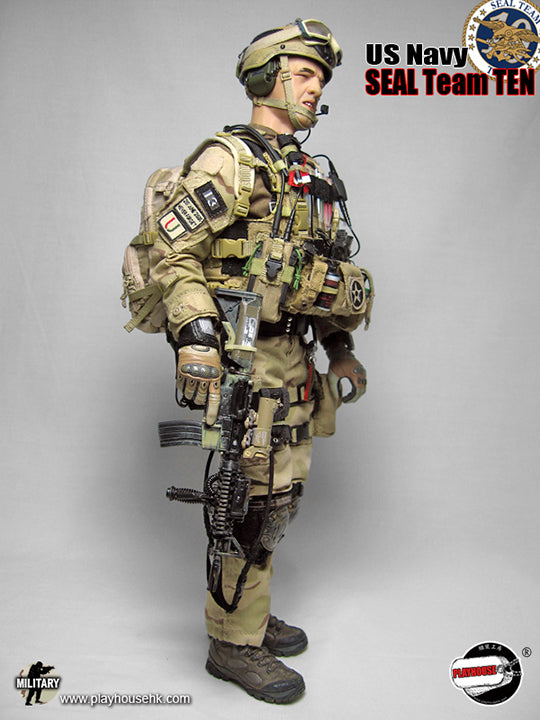 Load image into Gallery viewer, US Navy - SEAL Team Ten - Tan Pouch Set
