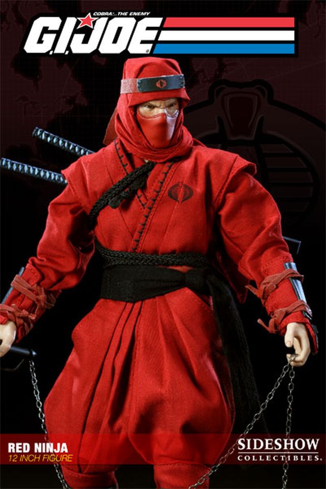 Load image into Gallery viewer, GI Joe - Cobra Red Ninja - MINT IN BOX
