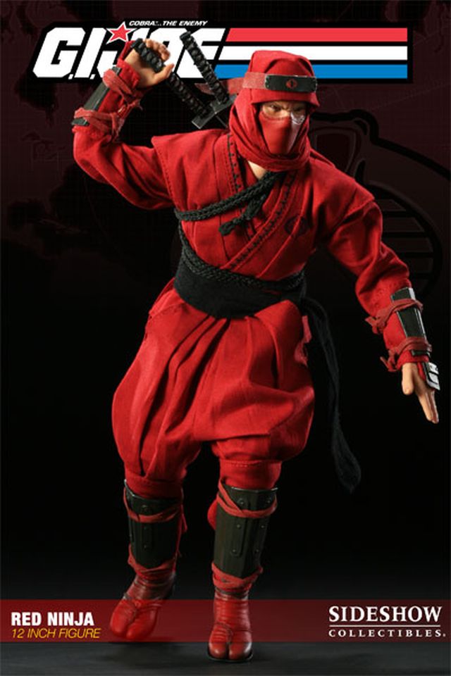 Load image into Gallery viewer, GI Joe - Cobra Red Ninja - MINT IN BOX
