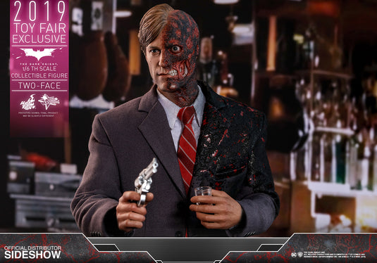 Harvey Dent - Grey Suit Jacket w/Burn Detail