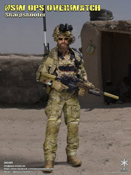 NSW OPS Overwatch - Sharpshooter - Snakeskin Helmet w/NVG Set
