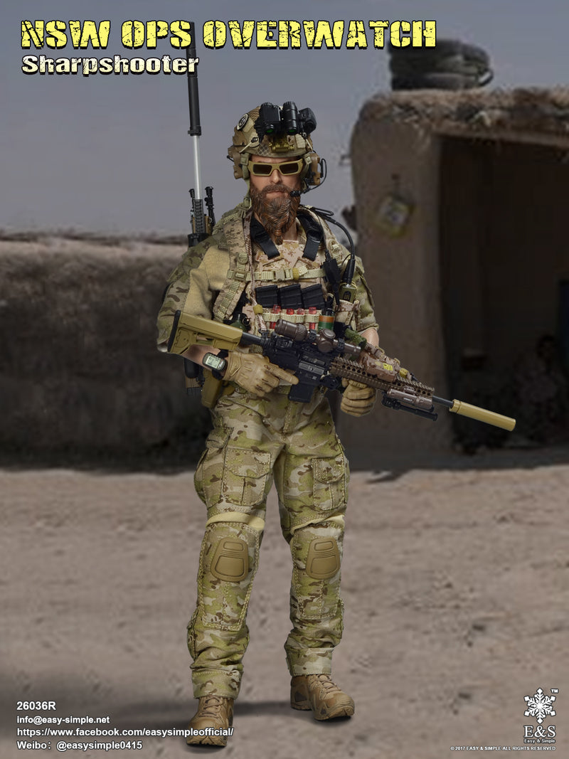 Load image into Gallery viewer, NSW OPS Overwatch - Sharpshooter - Male Base Body w/Head Sculpt
