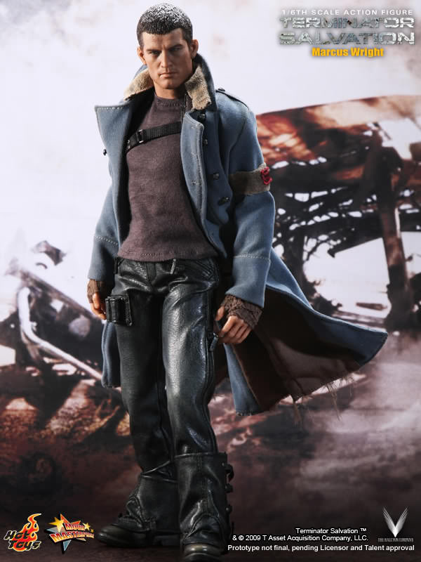 Load image into Gallery viewer, TERMINATOR - Marcus Wright - Blue Trench Coat
