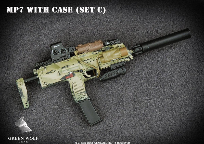 Load image into Gallery viewer, Camo HK MP7 w/Tan Pelican Case - MINT IN BOX
