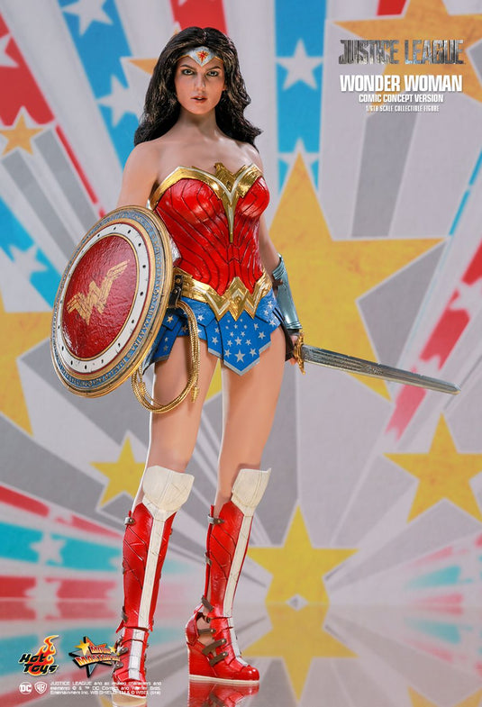 Justice League Concept Wonder Woman Red Boots Peg Type BlackOpsToys