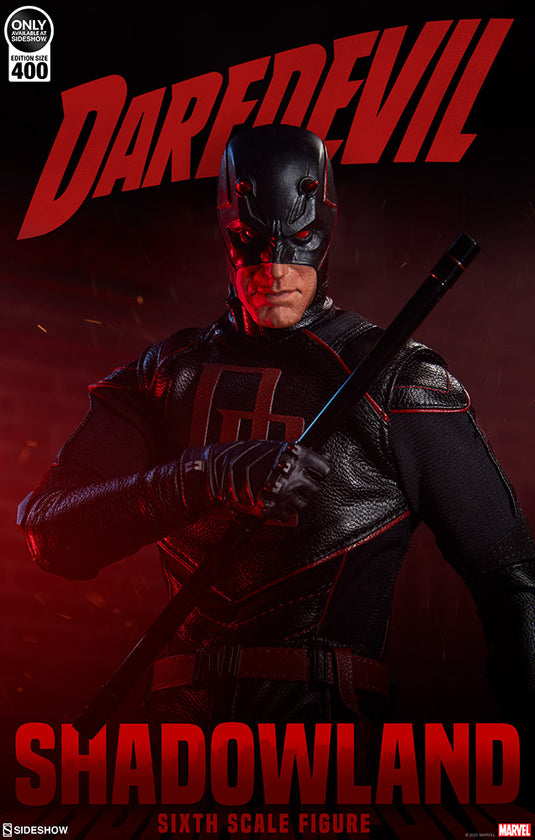 Daredevil - Male Base Body w/Black Leather-Like Uniform