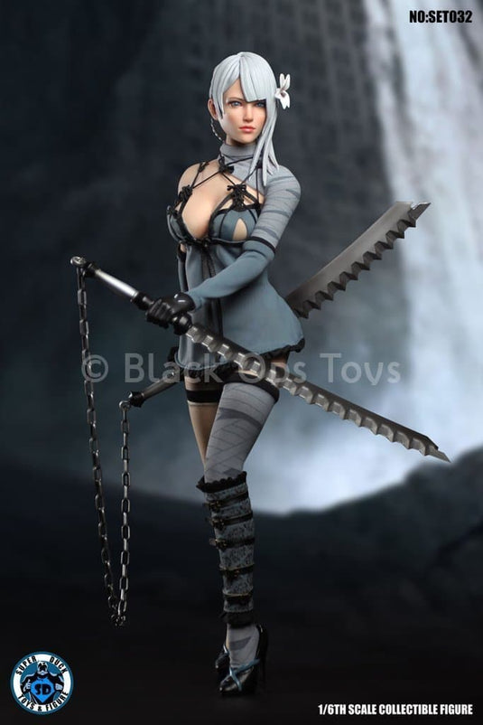 Kainé - Grey & Tan Stocking Set