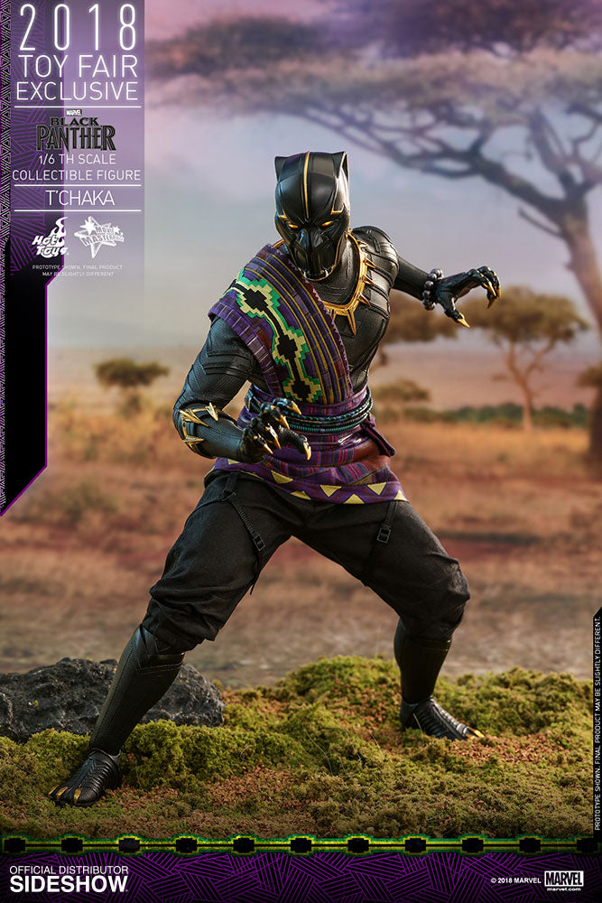 Load image into Gallery viewer, Black Panther 2018 Toy Fair Exclusive - King T&#39;Chaka - MIOB (READ DESC)
