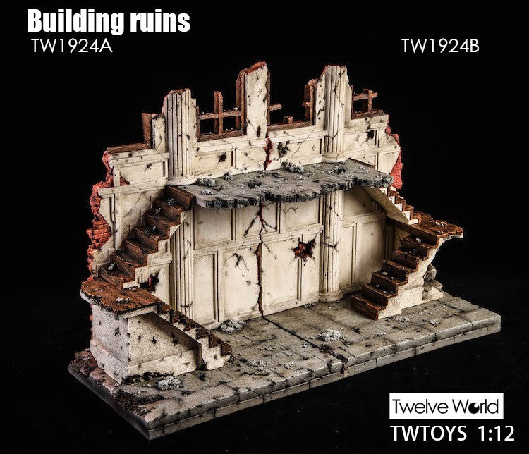 Load image into Gallery viewer, 1/12 - Building Ruins 2-Pack - MINT IN BOX
