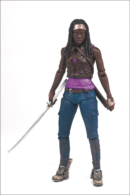 5 INCH SCALE - TWD - Michonne w/Survival Gear Set