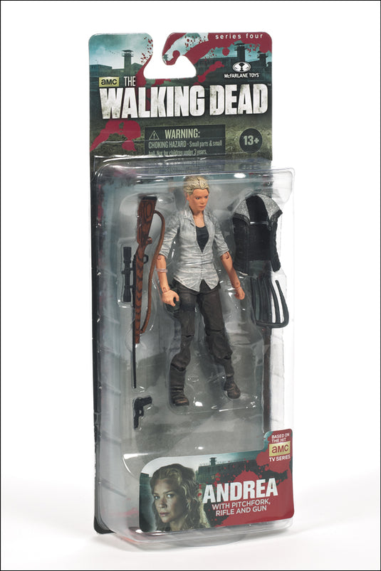 5 INCH SCALE - TWD - Andrea w/Survival Gear Set