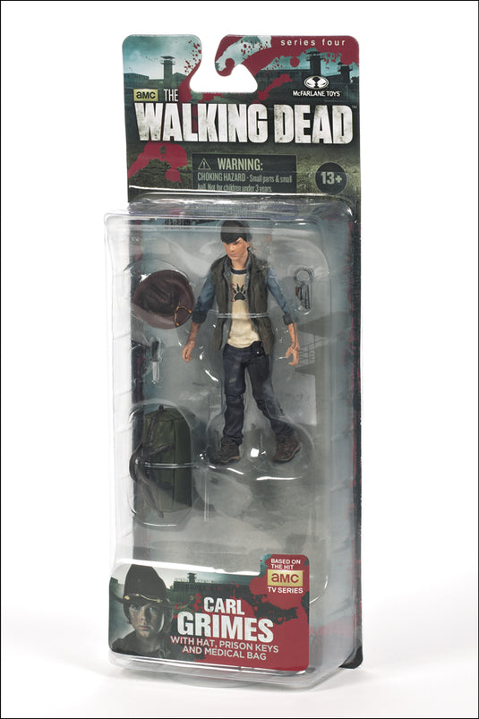 5 INCH SCALE - TWD - Carl Grimes w/Survival Gear Set