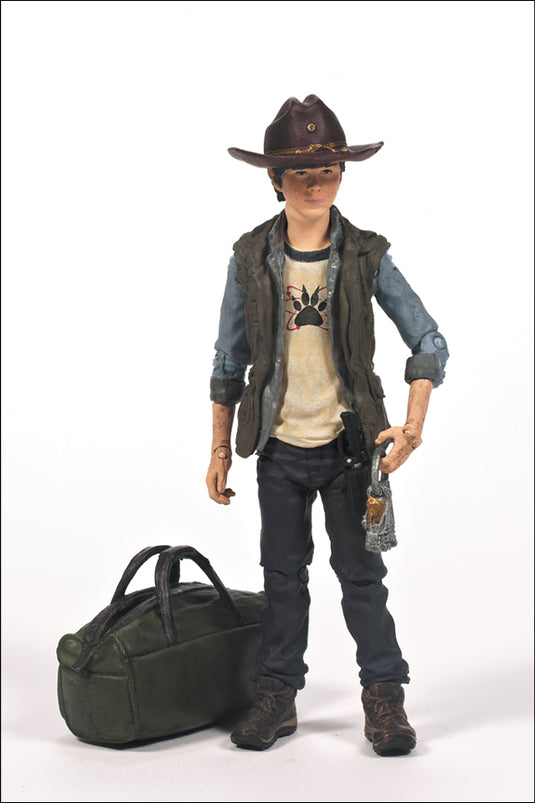 5 INCH SCALE - TWD - Carl Grimes w/Survival Gear Set