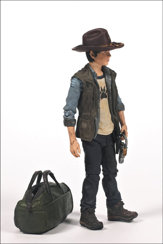 5 INCH SCALE - TWD - Carl Grimes w/Survival Gear Set