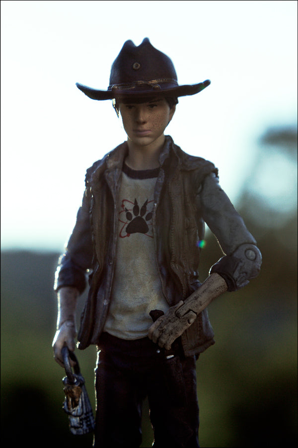 Load image into Gallery viewer, 5 INCH SCALE - TWD - Carl Grimes w/Survival Gear Set
