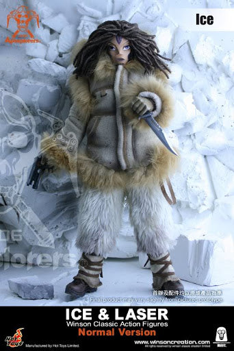 Apexplorers - Ice & Laser - Tan Fur-Like Winter Jacket
