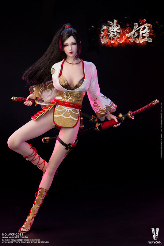 Ancient Japanese Heroine - Gold Like Bikini Set