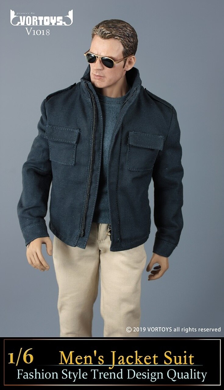 Load image into Gallery viewer, Captain America Men&#39;s Jacket Suit - Metal Glasses
