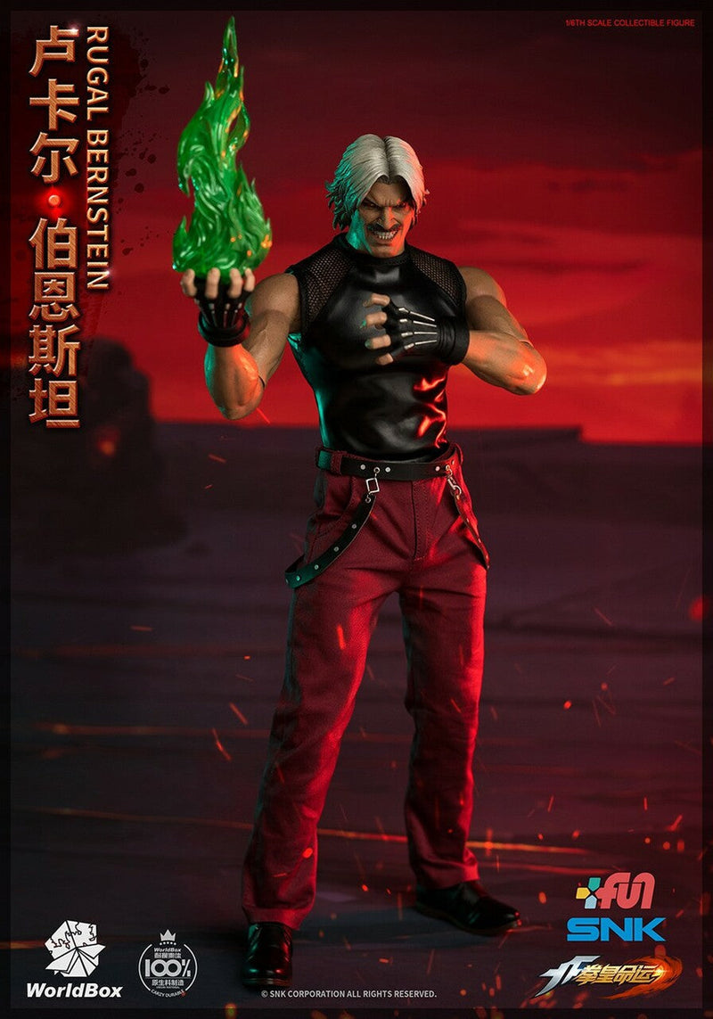 Load image into Gallery viewer, King Of Fighters Rugal - Black Leather Like Vest
