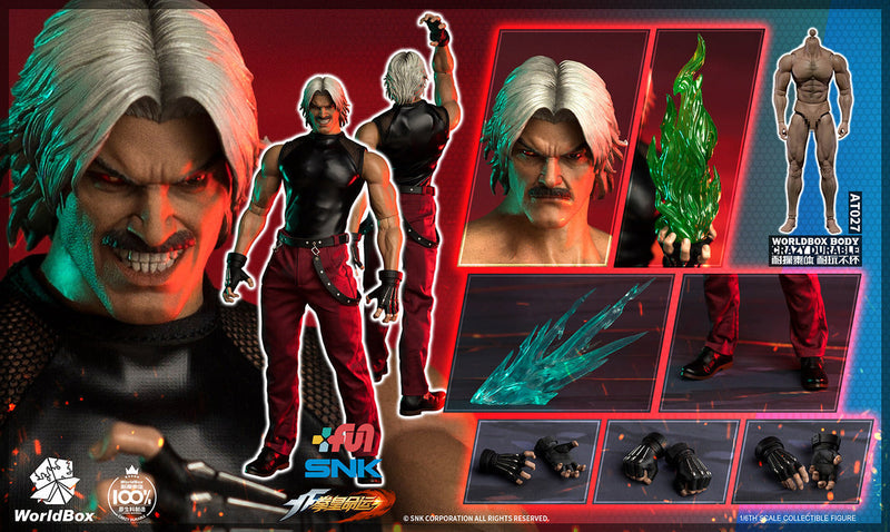 Load image into Gallery viewer, King Of Fighters Rugal - Black Fingerless Gloved Hand Set (Type 1)
