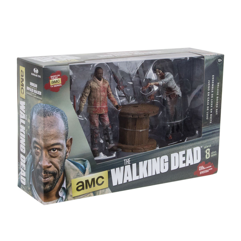 Load image into Gallery viewer, 5 INCH SCALE - TWD - Morgan w/Impaled Walker &amp; Survival Gear Set
