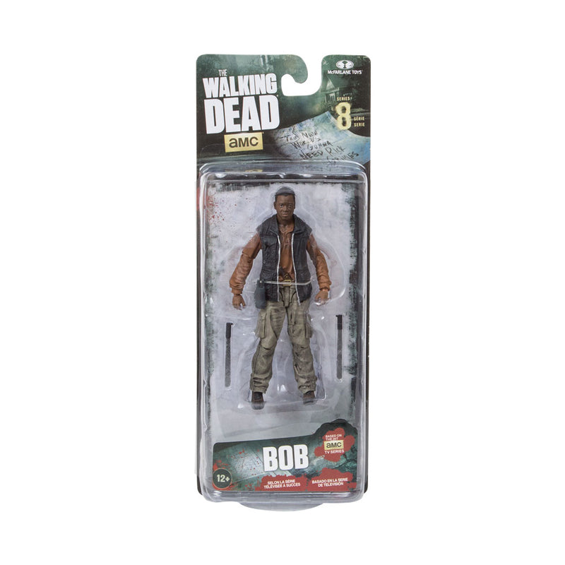 Load image into Gallery viewer, 5 INCH SCALE - TWD - Bob Stookey (Damaged) w/Survival Gear Set
