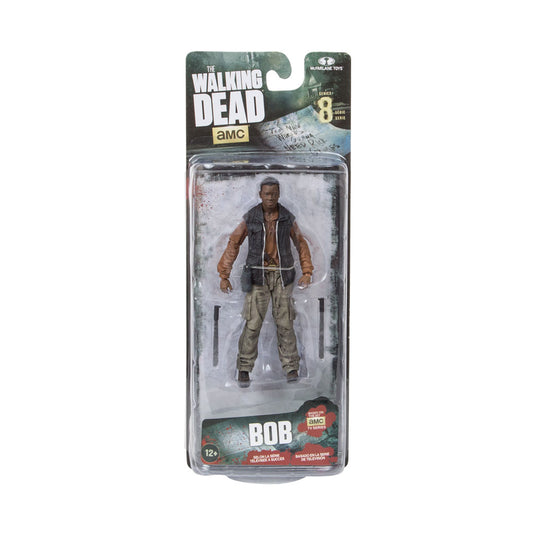 5 INCH SCALE - TWD - Bob Stookey (Damaged) w/Survival Gear Set