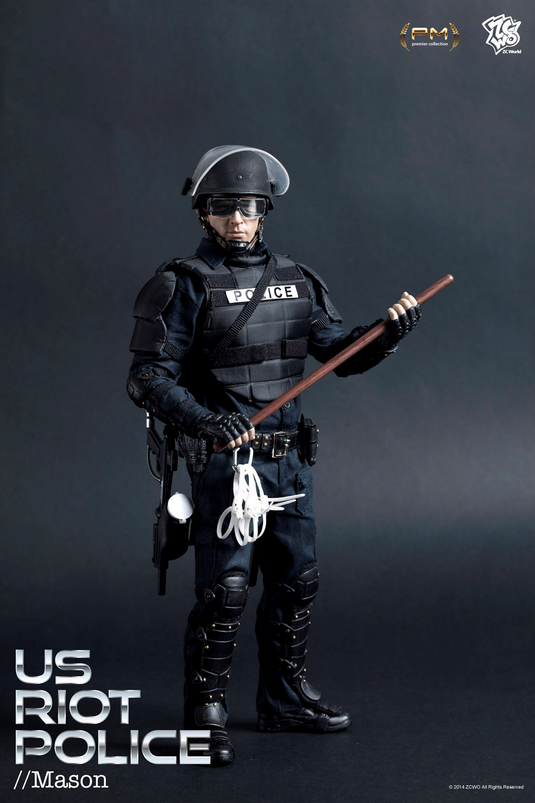 US Riot Police - Complete Male Base Body w/Head Sculpt