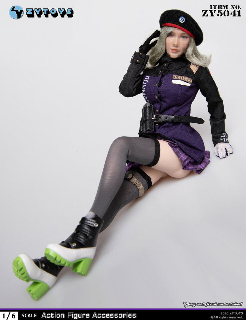 Load image into Gallery viewer, Black &amp; Purple Female Jacket
